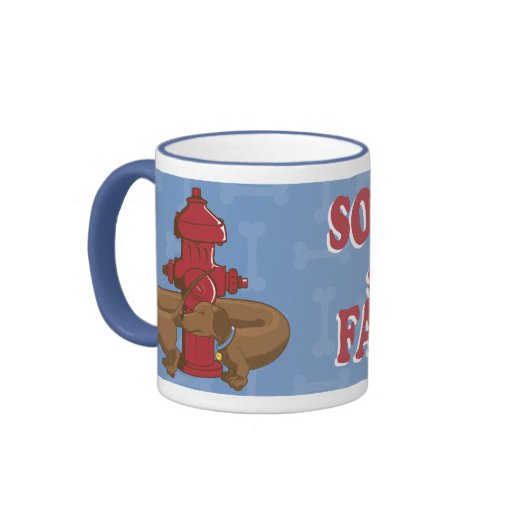 Funny Cartoon Dachshund Mug