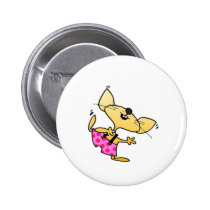 Funny Cartoon Dancing Rat buttons