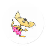 Funny Cartoon Dancing Rat stickers
