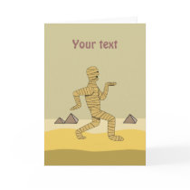 Funny Cartoon Egyptian Mummy Pyramids Custom