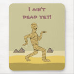 Funny Cartoon Egyptian Mummy Pyramids Custom Mousepads