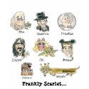 Funny Cartoon Frankly Scarlet Womens T Shirts
