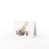 Funny Cartoon French Chef Greeting Card