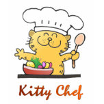 Funny Cartoon | Funny Kitty Chef t-shirts