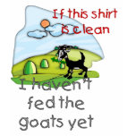 Funny Cartoon Goat Shirt American Apparel Fitted