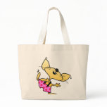 Funny Cartoon Rats Dance Tote Bags
