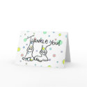 Funny Cartoon Thank You Card