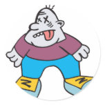 funny cartoon zombie stickers
