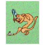 Funny Cat Catches Mouse Flyer Design