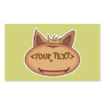 Funny Cat Face, <YOUR TEXT> stickers