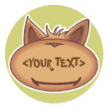 Funny Cat Face, <YOUR TEXT> stickers