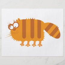 Funny Cat Flyer Design