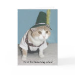 Funny Cat German Birthday
