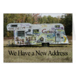 Funny Change of Address Card - Graffiti Trailer