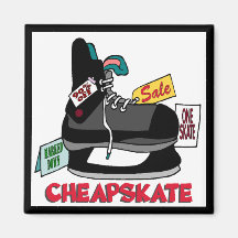 Funny Cheapskate T-shirts Gifts Fridge Magnet