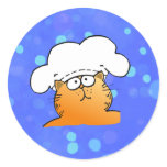 Funny Chef | Funny cartoon Kitty Chef stickers