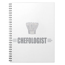Funny Chef Spiral Note Books