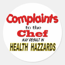 Funny Chef Stickers