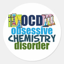 Funny Chemistry Round Sticker