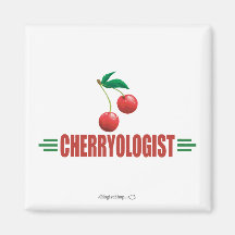 Funny Cherries Fridge Magnets