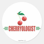 Funny Cherries Round Sticker