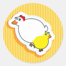 Funny Chick Sticker