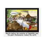 Funny Chicken (Chickasaurus) Tees Mugs Cards Etc Post Card