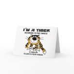 Funny Chinese Zodiac Tiger Gift cards
