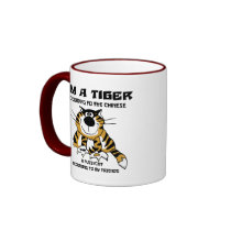 Funny Chinese Zodiac Tiger Gift Mugs