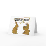 Funny Chocolate Easter Bunny cards