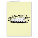 Funny choir card