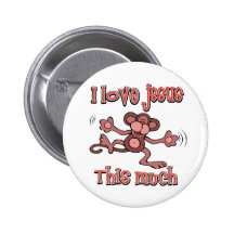 Funny Christian design Pinback Button