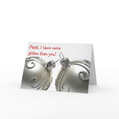 Funny Christmas Card all about balls by xmasstore
