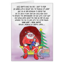 Funny Christmas Card For Gamers