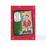 Funny Christmas Cards: Pit Stop