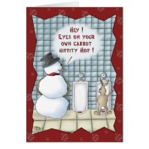 Funny Christmas Cards: Privacy Please