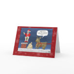 Funny Christmas Cards: Spiked the Eggnog