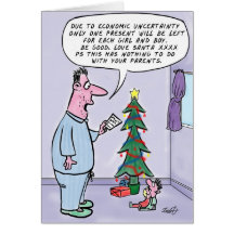 Funny Christmas Cards : Tightening The Belt
