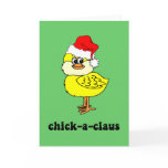 Funny Christmas chick cards