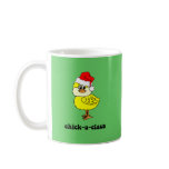 Funny Christmas chick mugs