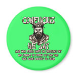 Funny Christmas Confucius magnets