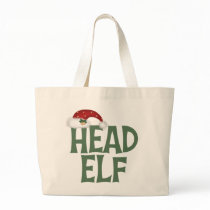 Funny Christmas Elf Tote Bag