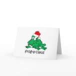 Funny Christmas frog cards