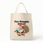 Funny Christmas Grocery Tote Bag