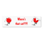 Funny Christmas Mouse Cartoon bumper stickers