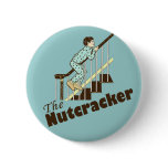 Funny Christmas Nutcracker buttons