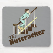 Funny Christmas Nutcracker Mousemats