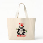 Funny Christmas Panda Bear bags