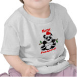 Funny Christmas Panda Bear t-shirts