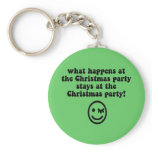 Funny Christmas party keychains